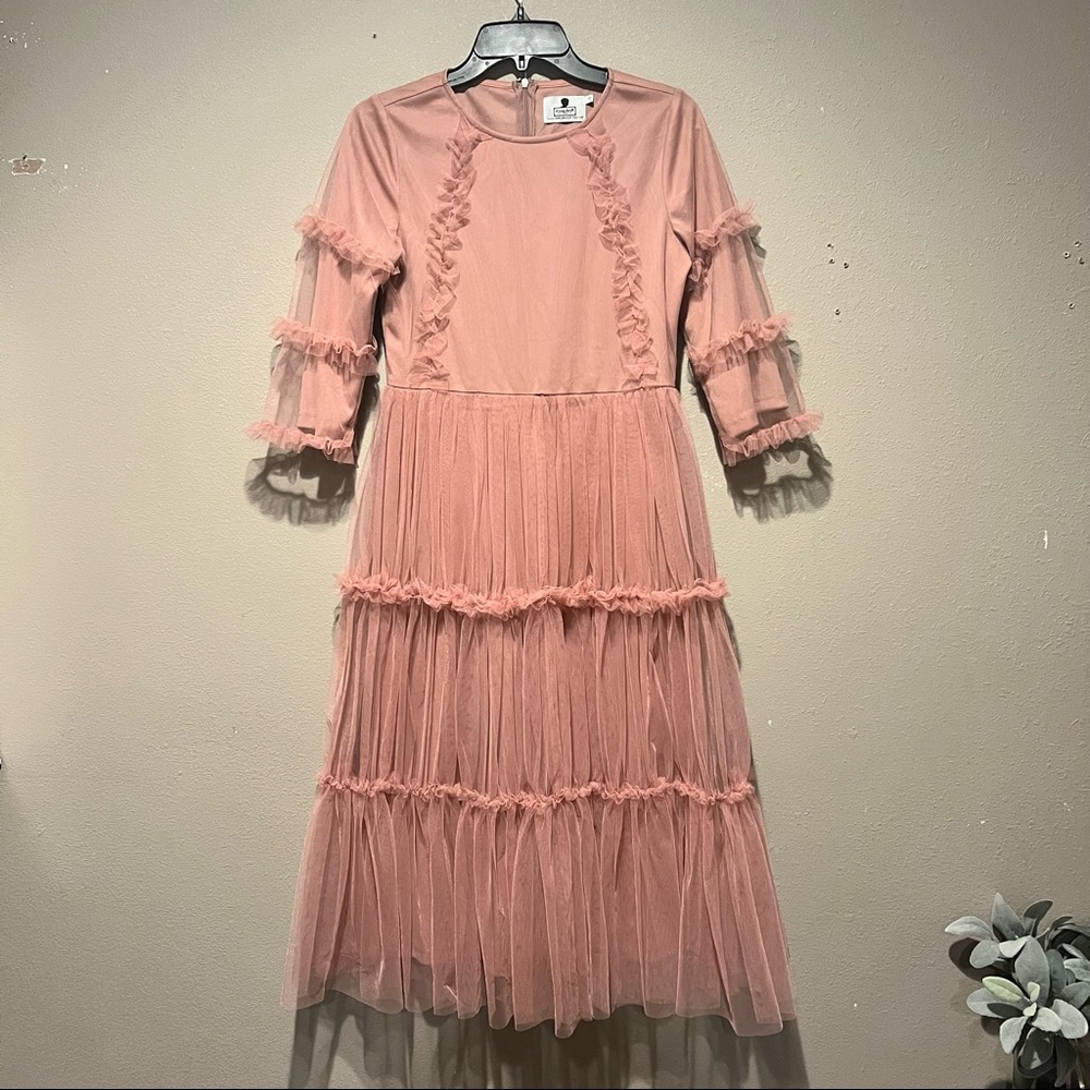 Dainty Jewells Twirling in the Stars Dress Pink